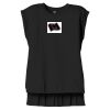 Women's Flowy Muscle Tee With Rolled Cuffs Thumbnail