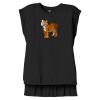 Women's Flowy Muscle Tee With Rolled Cuffs Thumbnail