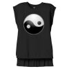 Women's Flowy Muscle Tee With Rolled Cuffs Thumbnail