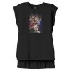 Women's Flowy Muscle Tee With Rolled Cuffs Thumbnail