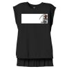 Women's Flowy Muscle Tee With Rolled Cuffs Thumbnail
