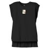 Women's Flowy Muscle Tee With Rolled Cuffs Thumbnail