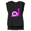Women's Flowy Muscle Tee With Rolled Cuffs Thumbnail