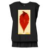 Women's Flowy Muscle Tee With Rolled Cuffs Thumbnail