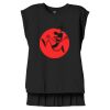 Women's Flowy Muscle Tee With Rolled Cuffs Thumbnail