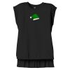 Women's Flowy Muscle Tee With Rolled Cuffs Thumbnail