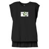 Women's Flowy Muscle Tee With Rolled Cuffs Thumbnail