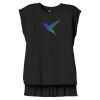 Women's Flowy Muscle Tee With Rolled Cuffs Thumbnail