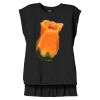 Women's Flowy Muscle Tee With Rolled Cuffs Thumbnail