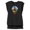 Women's Flowy Muscle Tee With Rolled Cuffs Thumbnail