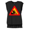 Women's Flowy Muscle Tee With Rolled Cuffs Thumbnail
