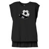 Women's Flowy Muscle Tee With Rolled Cuffs Thumbnail