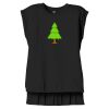 Women's Flowy Muscle Tee With Rolled Cuffs Thumbnail