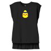 Women's Flowy Muscle Tee With Rolled Cuffs Thumbnail
