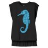 Women's Flowy Muscle Tee With Rolled Cuffs Thumbnail
