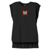 Women's Flowy Muscle Tee With Rolled Cuffs Thumbnail