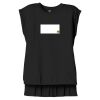 Women's Flowy Muscle Tee With Rolled Cuffs Thumbnail