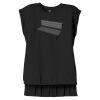 Women's Flowy Muscle Tee With Rolled Cuffs Thumbnail