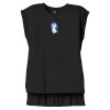 Women's Flowy Muscle Tee With Rolled Cuffs Thumbnail