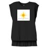 Women's Flowy Muscle Tee With Rolled Cuffs Thumbnail