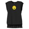 Women's Flowy Muscle Tee With Rolled Cuffs Thumbnail