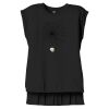 Women's Flowy Muscle Tee With Rolled Cuffs Thumbnail