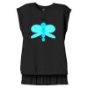 Women's Flowy Muscle Tee With Rolled Cuffs Thumbnail
