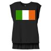 Women's Flowy Muscle Tee With Rolled Cuffs Thumbnail