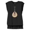 Women's Flowy Muscle Tee With Rolled Cuffs Thumbnail