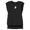 Women's Flowy Muscle Tee With Rolled Cuffs Thumbnail