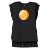 Women's Flowy Muscle Tee With Rolled Cuffs Thumbnail