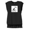 Women's Flowy Muscle Tee With Rolled Cuffs Thumbnail
