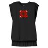 Women's Flowy Muscle Tee With Rolled Cuffs Thumbnail