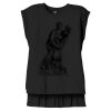 Women's Flowy Muscle Tee With Rolled Cuffs Thumbnail