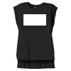 Women's Flowy Muscle Tee With Rolled Cuffs Thumbnail