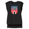 Women's Flowy Muscle Tee With Rolled Cuffs Thumbnail