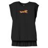 Women's Flowy Muscle Tee With Rolled Cuffs Thumbnail