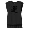 Women's Flowy Muscle Tee With Rolled Cuffs Thumbnail