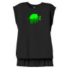 Women's Flowy Muscle Tee With Rolled Cuffs Thumbnail