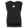 Women's Flowy Muscle Tee With Rolled Cuffs Thumbnail