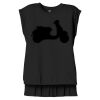 Women's Flowy Muscle Tee With Rolled Cuffs Thumbnail