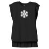 Women's Flowy Muscle Tee With Rolled Cuffs Thumbnail