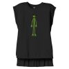 Women's Flowy Muscle Tee With Rolled Cuffs Thumbnail