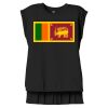 Women's Flowy Muscle Tee With Rolled Cuffs Thumbnail