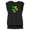 Women's Flowy Muscle Tee With Rolled Cuffs Thumbnail