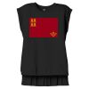 Women's Flowy Muscle Tee With Rolled Cuffs Thumbnail