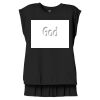 Women's Flowy Muscle Tee With Rolled Cuffs Thumbnail