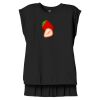 Women's Flowy Muscle Tee With Rolled Cuffs Thumbnail
