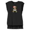 Women's Flowy Muscle Tee With Rolled Cuffs Thumbnail