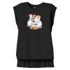 Women's Flowy Muscle Tee With Rolled Cuffs Thumbnail